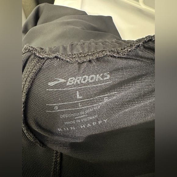 Brooks Men’s Black Joggers Size L - Picture 6 of 8